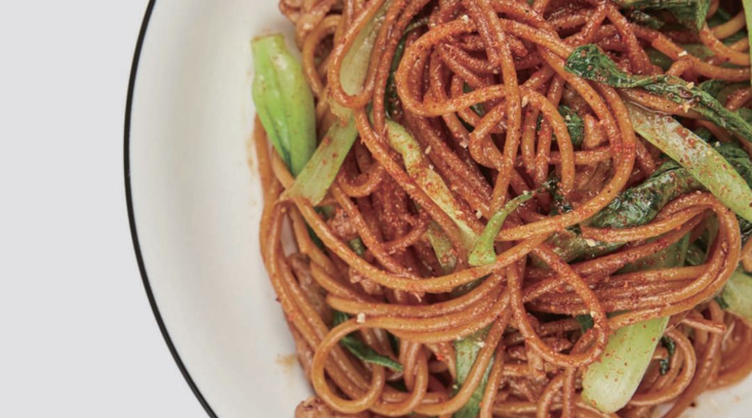 Shanghai fried noodles